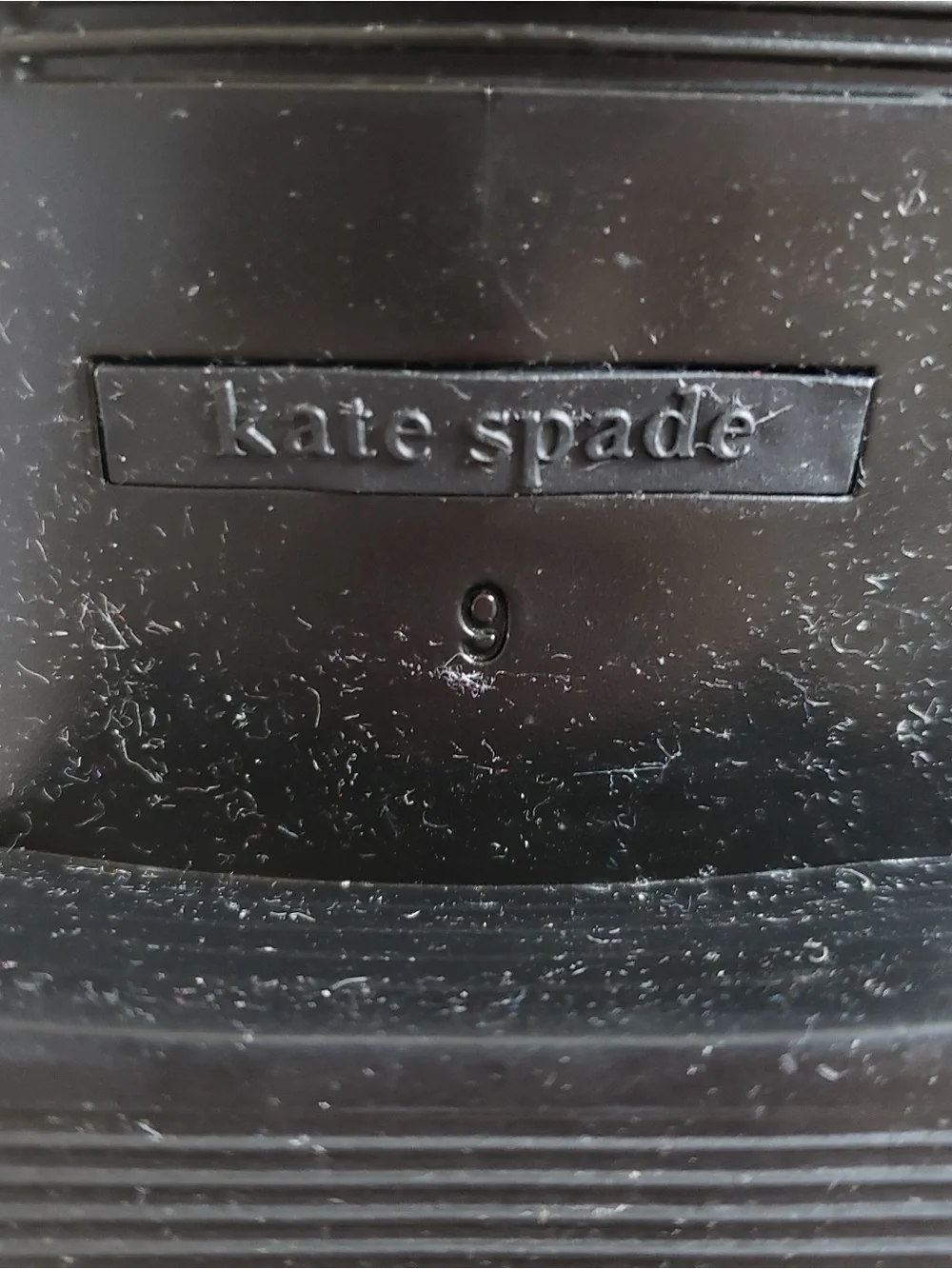 kate spade Black Chelsea Ankle Boots with‎ Gold Trim